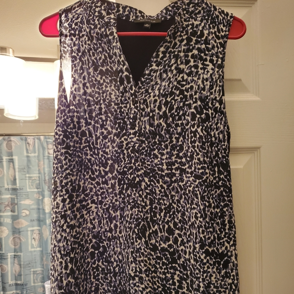 Cheetah print blouse